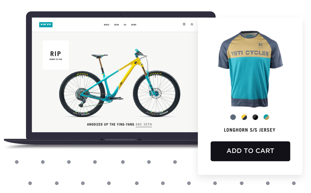 Offerte Afbeelding | Product in de winkel | Fietsshirt | Yeti Cycles